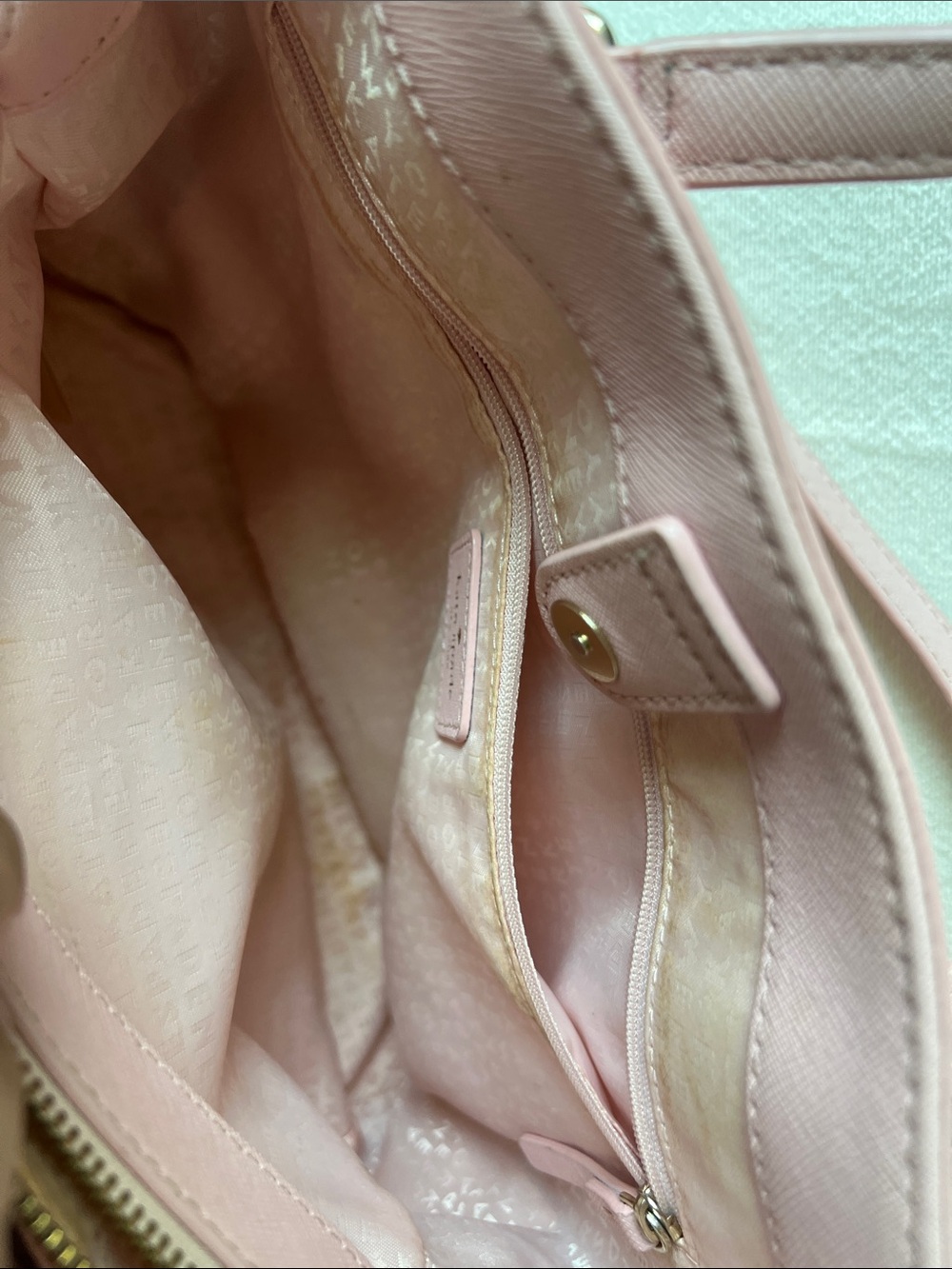 kate spade Blush Pink Saffiano Satchel with Strap - Picture 7 of 16